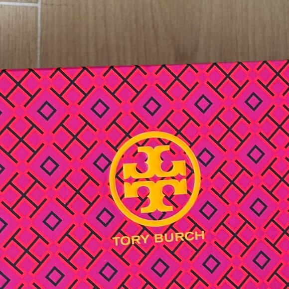 Tory Burch Miller Mirrored Metallic Sandal- Teal Color - Picture 8 of 11